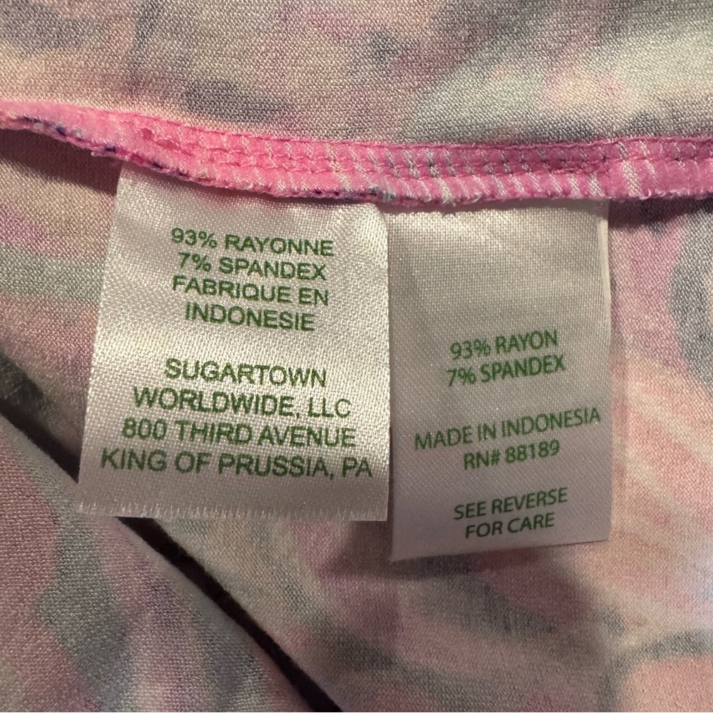 Lilly Pulitzer UPF 50+ Sophie Dress in Blue Currant Drop Me A Lime Sz XS - Picture 14 of 14